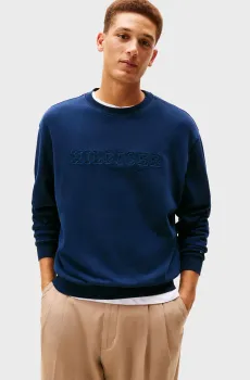 Мужской синий свитшот MEDIA Синий L Tommy Hilfiger MW0MW41757