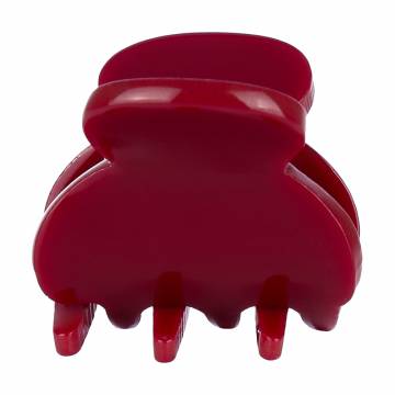 Заколка-краб для волос Tito Beauty Milana бордо, 1 шт