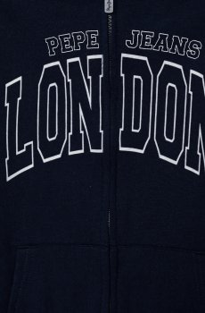 Детская хлопковая кофта Pepe Jeans BALEY ZIP