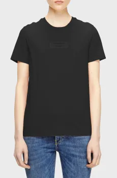 Женская черная футболка T-REG-PL Черный XS Diesel A18745 RHERA