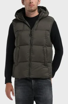 Мужской зеленый жилет Зеленый L Replay M8406 .000.84972