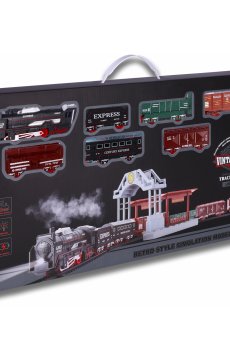 Детский игровой набор ZHONG JIA LONG Приключения поездом, от 3 лет, 37 деталей (WFM895134)