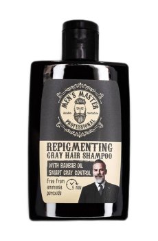 Уценка! Репигментирующий шампунь Mens Master Smart Gray Control Repigmenting Gray Hair Shampoo для седых волос, 120 мл