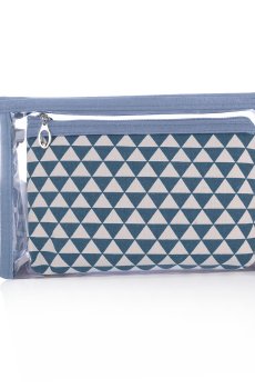 Косметичка голубая, 2 шт (AuC2023-21)