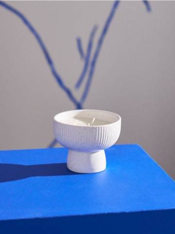 Свічка з трьома гнотами Critrus & Chocolate - білий