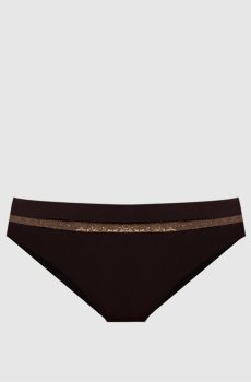 Коричневые трусики от купальника с цепочкой мониль