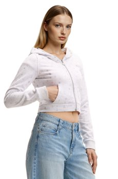 Cropp - Світшот із аплікацією - light grey