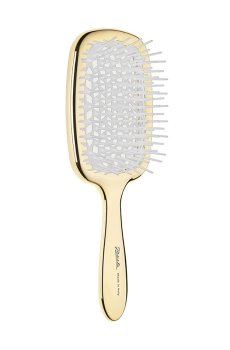 Расческа для волос Janeke Superbrush 1830 The Original Italian Patent Золото-белая