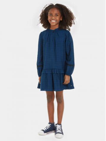 Tommy Hilfiger Повсякденна сукня KG0KG07577 Голубий Regular Fit Tommy Hilfiger Повсякденна сукня KG0KG07577 Голубий Regular Fit