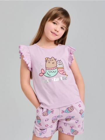 Шорти Pusheen the Cat - Фіолетовий Шорти Pusheen the Cat - Фіолетовий