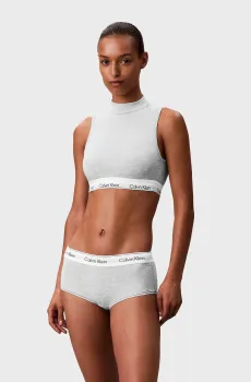 Женские серые трусики BOYSHORT Серый L Calvin Klein LV00QF8527