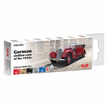 Набір фарб ІСМ Для німецьких цивільних автомобілів 1930-х років (3065)