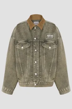 Женская серая джинсовая куртка Серый M Moschino A0508.3218;1517