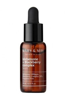 Антиоксидантная сыворотка для лица Mary & May Idebenone Blackberry Complex Serum с идебеноном, 10 мл
