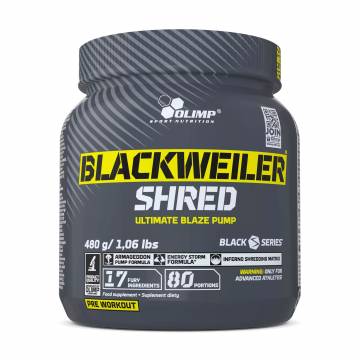 Предтренировочный комплекс Olimp Sport Nutrition Blackweiler Shred Экзотический апельсин, в порошке, 480 г Предтренировочный комплекс Olimp Sport Nutrition Blackweiler Shred Экзотический апельсин, в порошке, 480 г