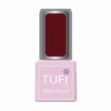 База для гель-лака Tufi profi Premium Color Base 033 Кардинал, 8 мл База для гель-лака Tufi profi Premium Color Base 033 Кардинал, 8 мл