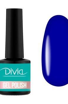 Гель-лак для ногтей Divia Neon Vibe Gel Polish Di1233, NV010 Deep Blue, 8 мл