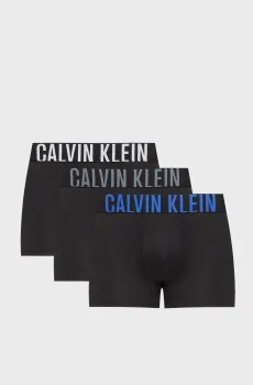 Мужские черные боксеры (3 шт) BOXER BRIEF Черный XL Calvin Klein 000NB3612A