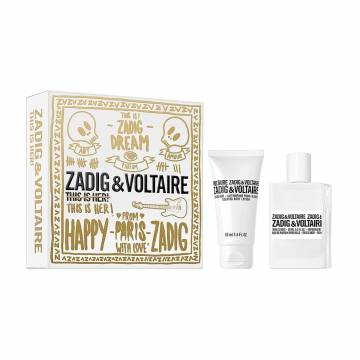 Парфюмированный набор женский Zadig & Voltaire This is Her! Gift Set (парфюмированная вода, 50 мл + лосьон, 50 мл) Парфюмированный набор женский Zadig & Voltaire This is Her! Gift Set (парфюмированная вода, 50 мл + лосьон, 50 мл)