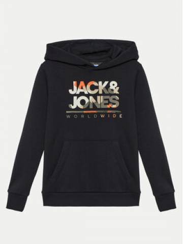 Jack&Jones Junior Світшот Luke 12259795 Чорний Standard Fit Jack&Jones Junior Світшот Luke 12259795 Чорний Standard Fit