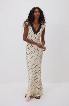 Reserved - Сукня з віскози - кремовий - 530FB-01X