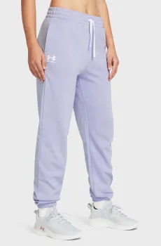 Женские сиреневые спортивные брюки UA Rival Terry Jogger Сиреневый XS Under Armour 1382735-539