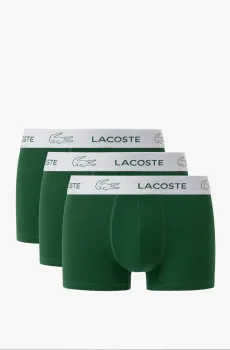 Мужские трусы (3 шт) Зеленый XL Lacoste 5H3583132