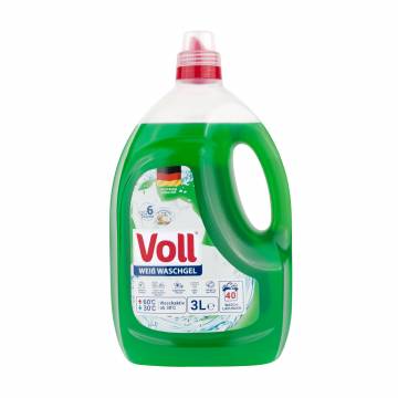 Гель для стирки белых вещей Voll White, 40 стирок, 3 л Гель для стирки белых вещей Voll White, 40 стирок, 3 л