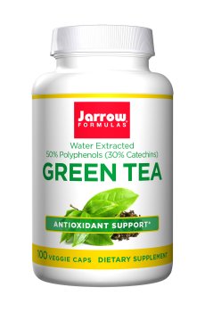 Зеленый чай Jarrow Formulas Green Tea, 100 вегетарианских капсул