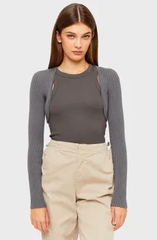 Женское серое болеро Серый M Tally Weijl SCAVISTASSY