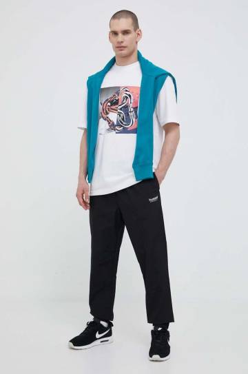 Спортивные штаны Hummel цвет чёрный с принтом Спортивные штаны Hummel цвет чёрный с принтом