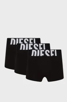 Мужские черные боксеры (3 шт) UMBX-DAMIEN Черный L Diesel A15380 0WIAN