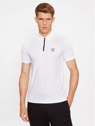 EA7 Emporio Armani Поло 8NPF13 PJRGZ 1100 Білий Regular Fit EA7 Emporio Armani Поло 8NPF13 PJRGZ 1100 Білий Regular Fit