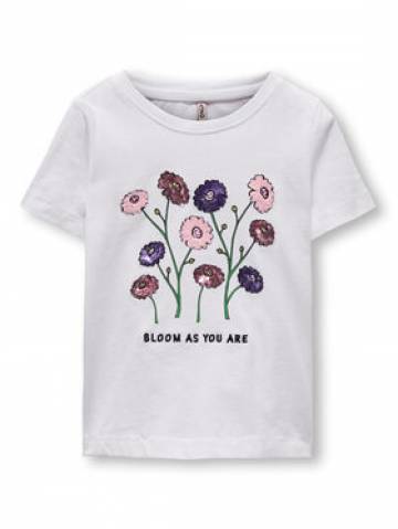 Kids ONLY Футболка 15286502 Білий Regular Fit Kids ONLY Футболка 15286502 Білий Regular Fit