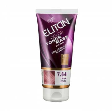 Тонирующая маска для волос Elitan Color Toner Mask 7.64 Розовая жемчужина, 150 мл Тонирующая маска для волос Elitan Color Toner Mask 7.64 Розовая жемчужина, 150 мл