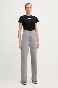 Хлопковая футболка MM6 Maison Margiela