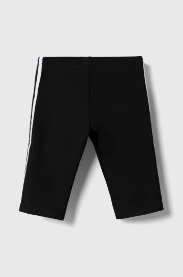 Детские шорты adidas Performance 3SAM цвет чёрный регулируемая талия HR7479 Детские шорты adidas Performance 3SAM цвет чёрный регулируемая талия HR7479