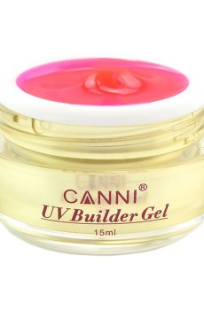 Конструирующий гель для наращивания ногтей Canni 315 Pink, 15 мл