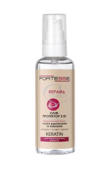 Масло-протектор 5 в 1 FORTESSE Repair & Protect Oil-Protector для поврежденных волос, 60 мл