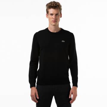 Lacoste светр чоловічий з круглим вирізом Lacoste светр чоловічий з круглим вирізом