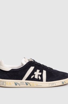 Синие замшевые кроссовки BONNIE