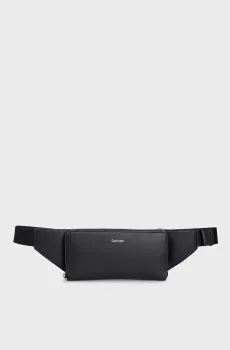 Мужская черная поясная  сумка Черный ONESIZE Calvin Klein K50K512785