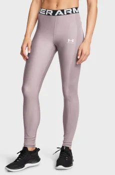 Женские пудровые тайтсы HeatGear Rib Legging Розовый L Under Armour 1388693-015