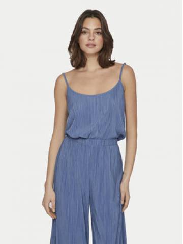 Vila Топ Plisa 14096337 Голубий Relaxed Fit Vila Топ Plisa 14096337 Голубий Relaxed Fit