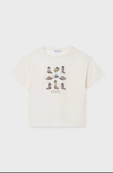 Детская хлопковая футболка Mayoral