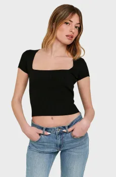 Женский черный топ Черный S Tally Weijl SPUVISAZADA