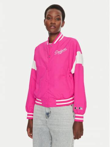 Champion Куртка бомбер Yankees 116470 Рожевий Loose Fit Champion Куртка бомбер Yankees 116470 Рожевий Loose Fit