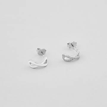Серебряные серьги Minimal 521067б Серебряные серьги Minimal 521067б