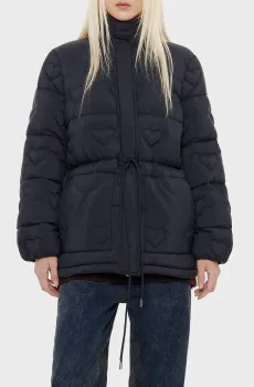 Женский черный пуховик Черный S Bimba Y Lola 242BR0483.10000