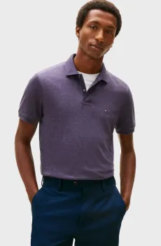 Мужское фиолетовое поло LIQUID REG SEASONAL Фиолетовый L Tommy Hilfiger MW0MW39994